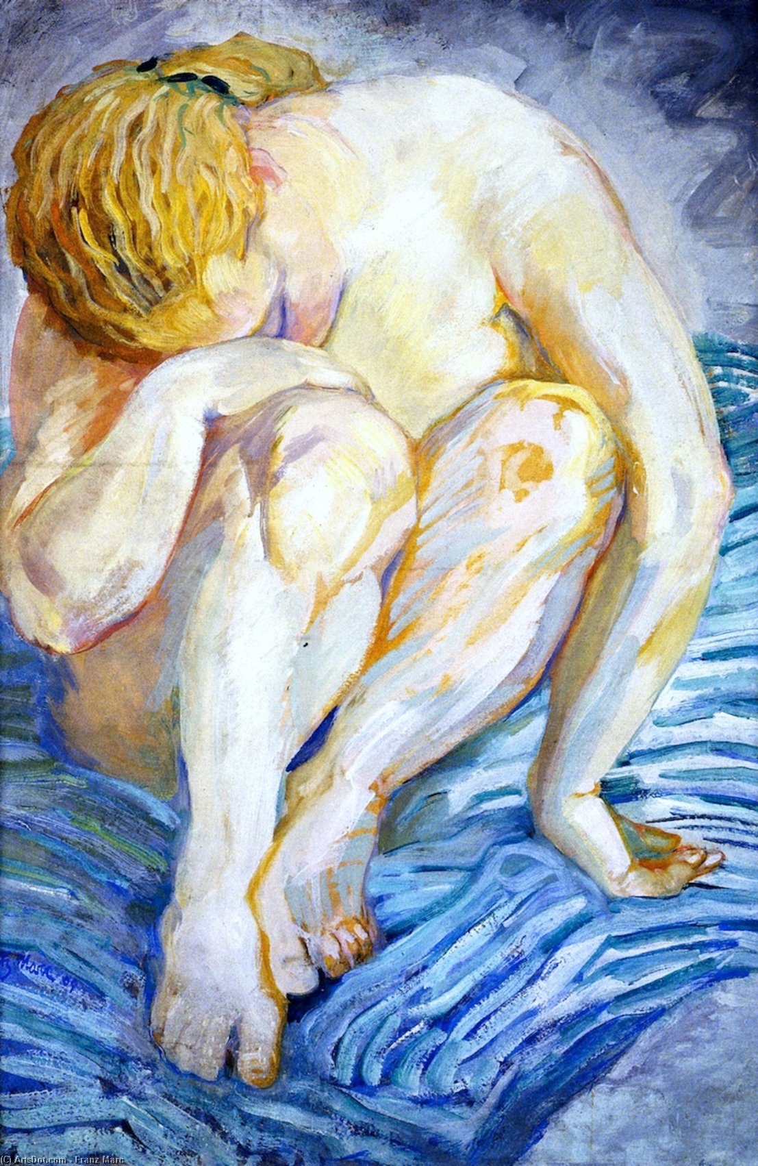 Nude Study (also Known As Female Nude) — Franz Marc