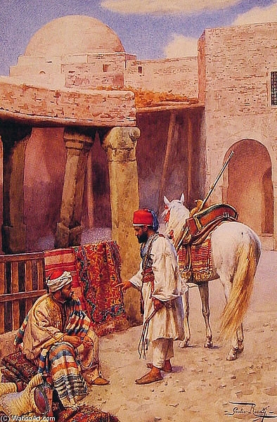 Le Vendeur De Tapis — Giulio Rosati