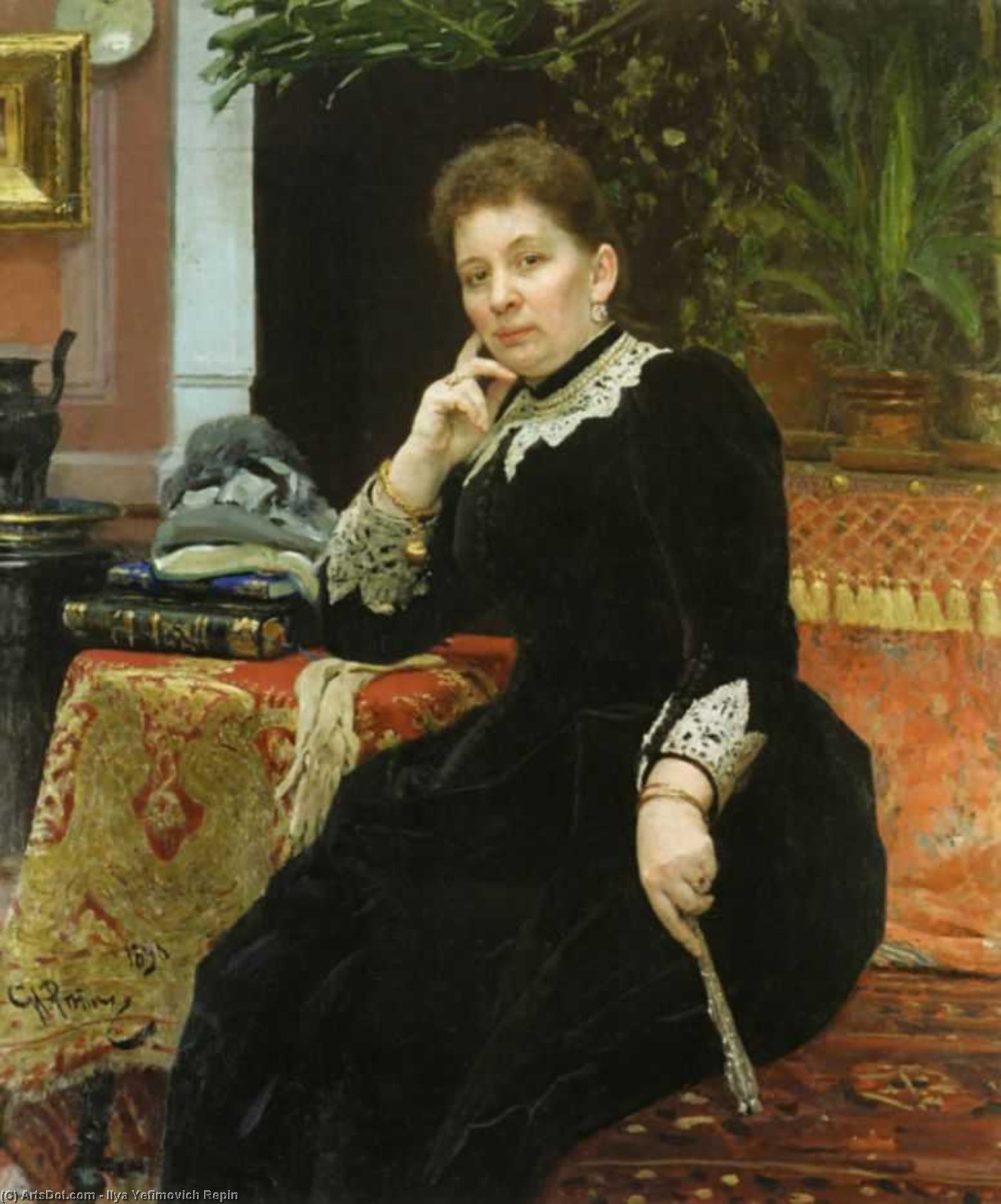Portrait Of O. S. Aleksandrova-geins — Ilya Yefímovich Repin