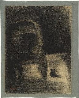 Carriage And Dog (la Carriole Et Le Chien) — Georges Seurat