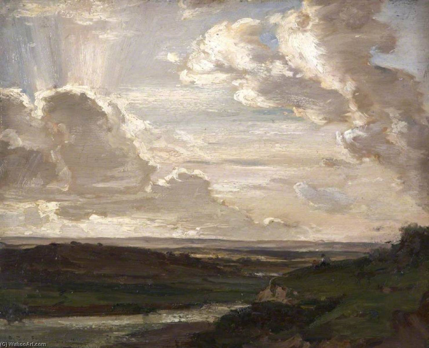 Evening Over The Isles Of Purbeck, Dorset — Arthur A Friedenson