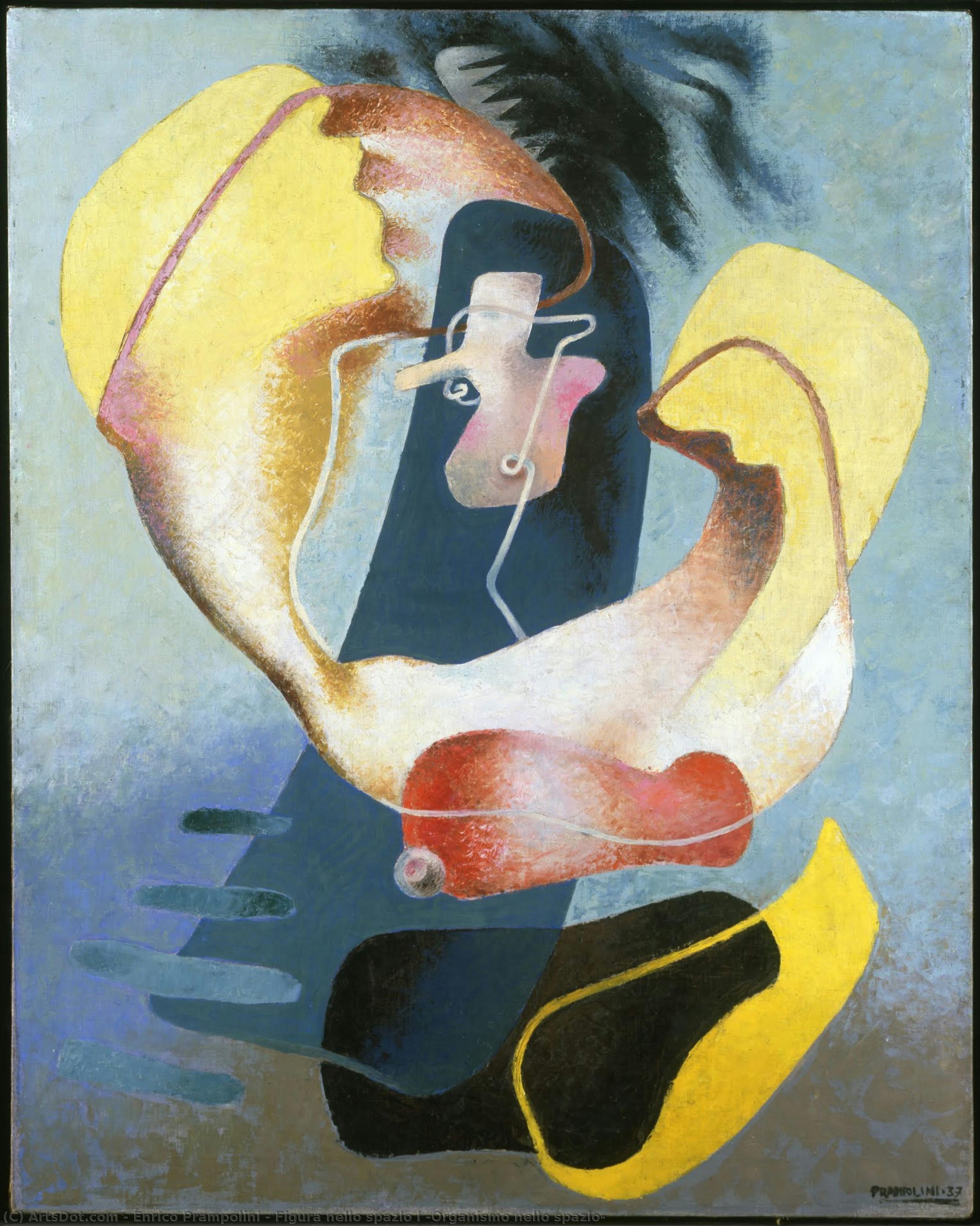 Figura Nello Spazio I (organismo Nello Spazio) — Enrico Prampolini