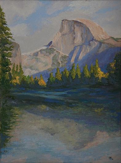 Half Dome In Autumn Time, (painting) — Mary Agnes Yerkes