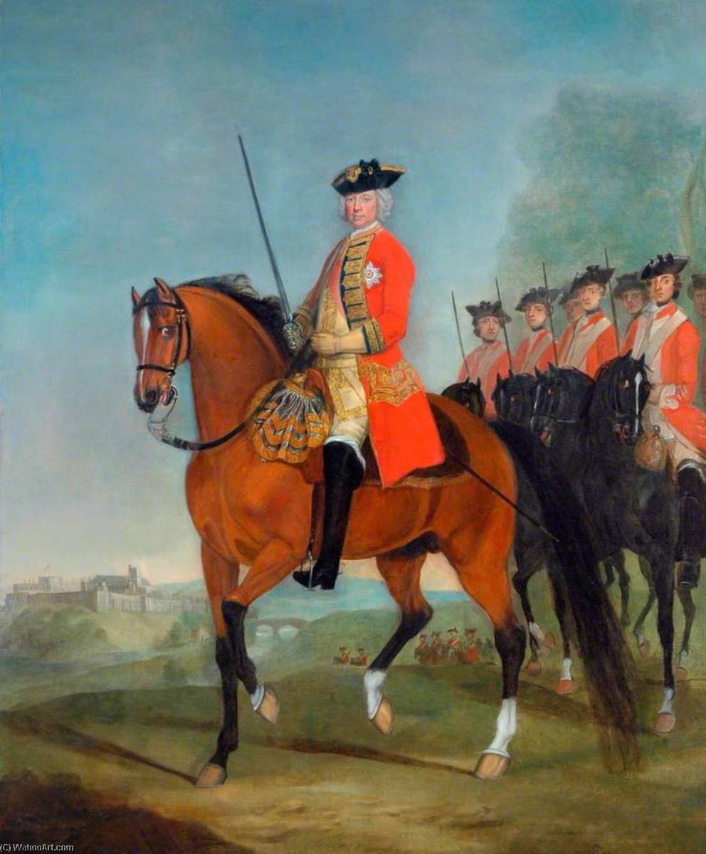 Major General The Honourable Sir Charles Howard, Cb, Colonel Of The Regiment (1738–1748) — David Morier