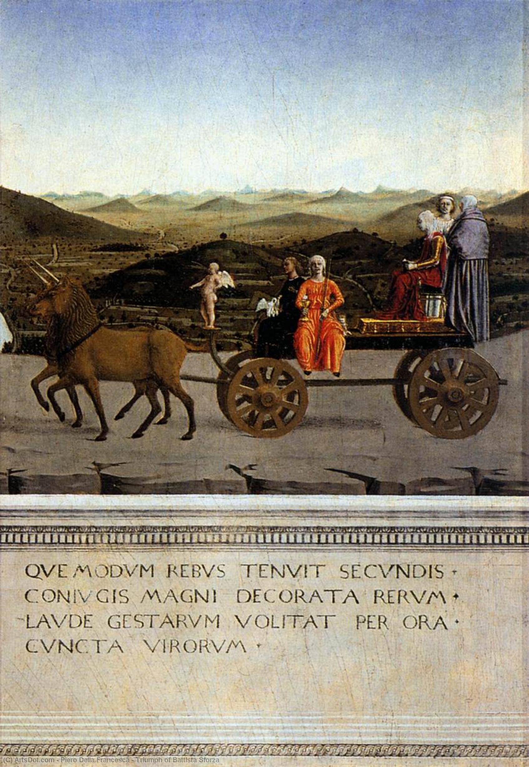Triumph Des Herzogs Battista Sforza — Piero Della Francesca