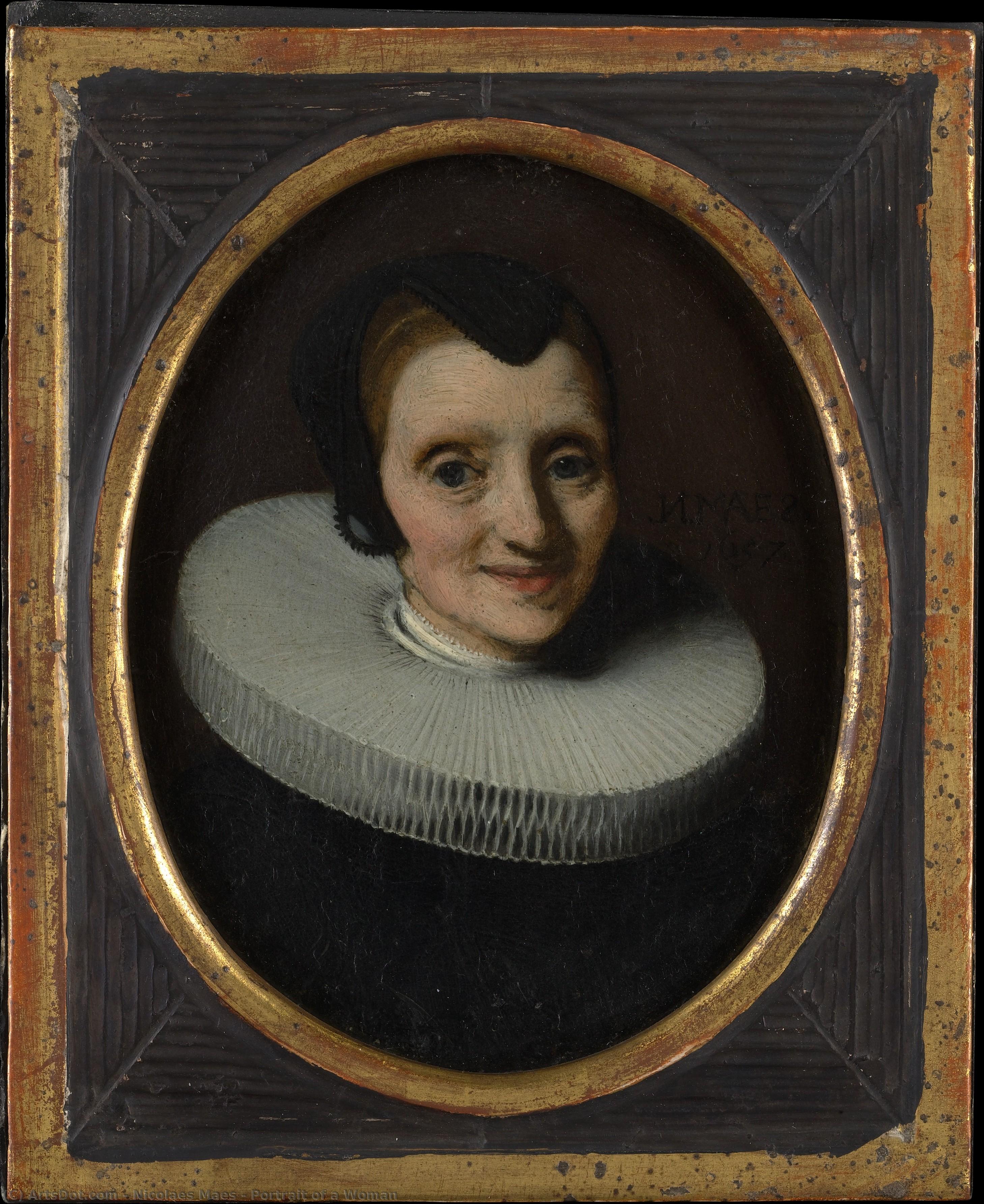 Portrait Of A Woman — Nicolaes Maes