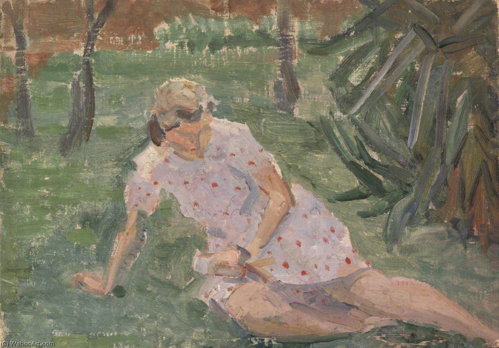 Reclining Figure In A Garden — Ursula Tyrwhitt