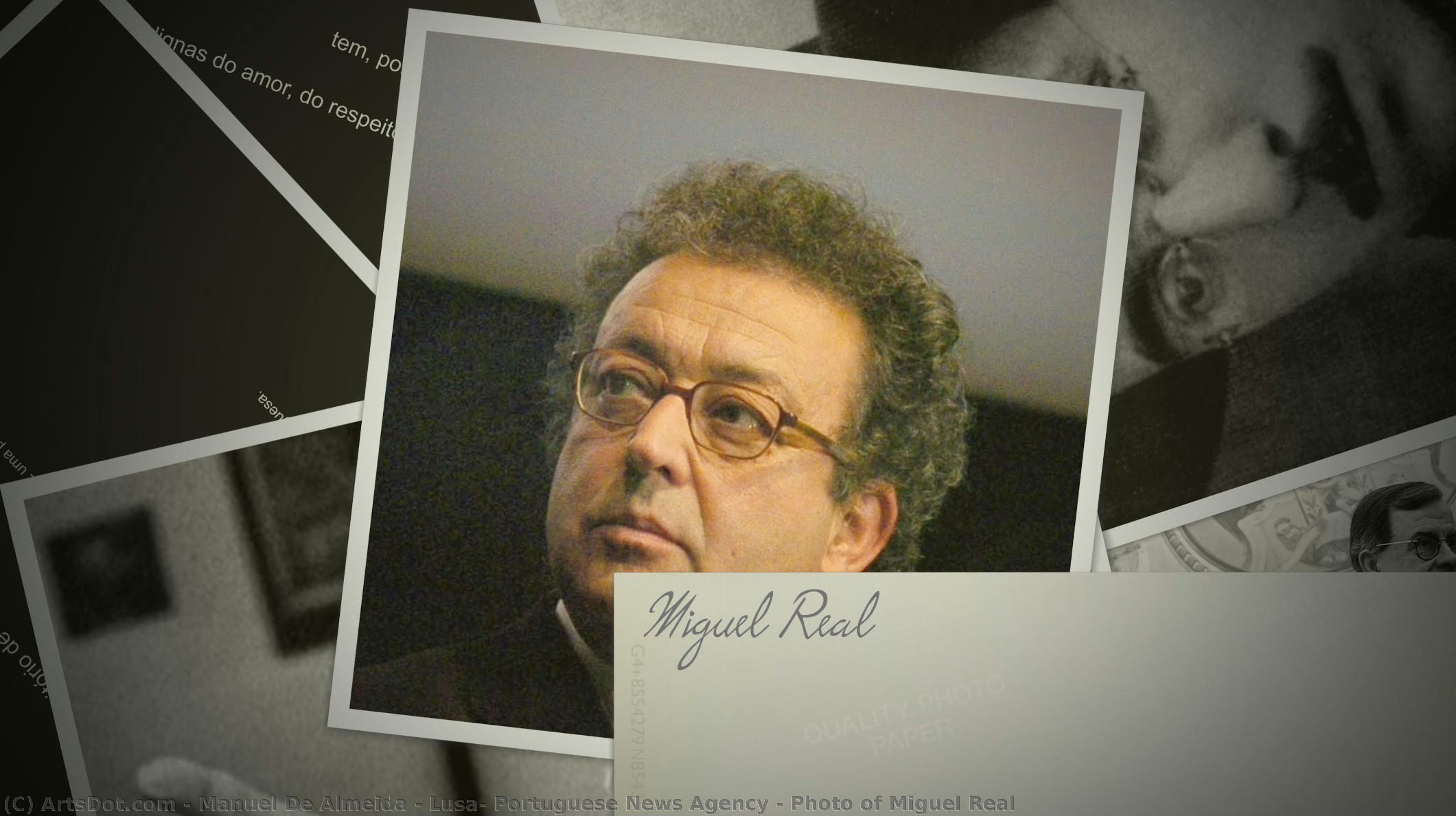 Photo Of Miguel Real — Manuel De Almeida / Lusa, Portugiesische Nachrichtenagentur