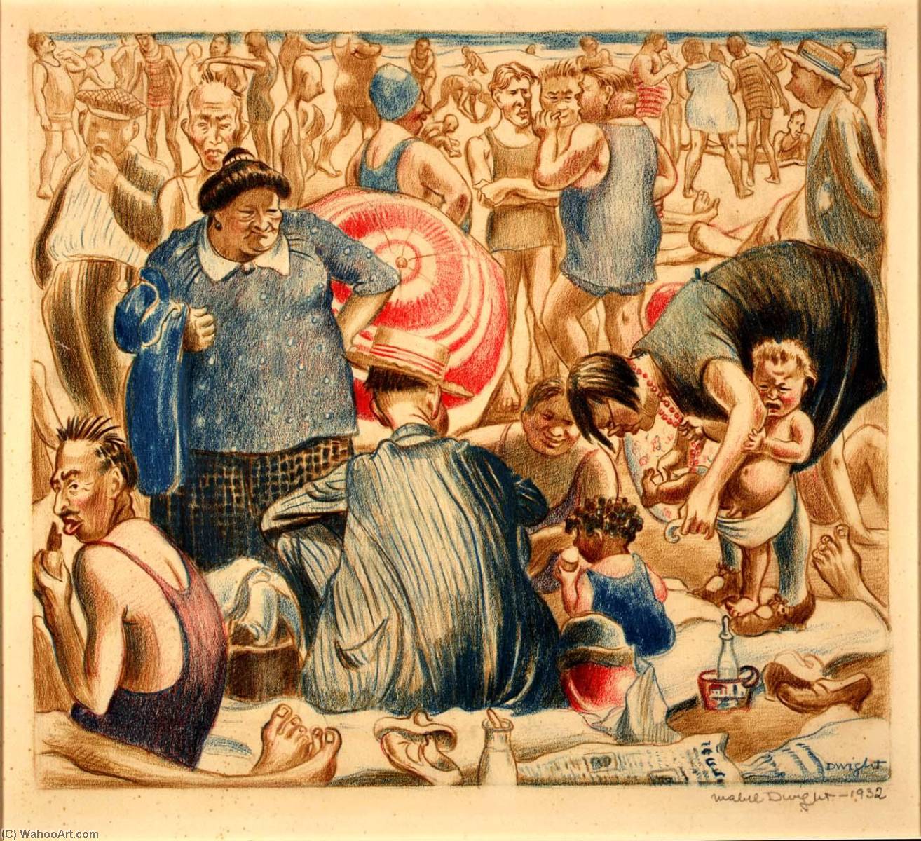 Coney Island Beach — Mabel Dwight