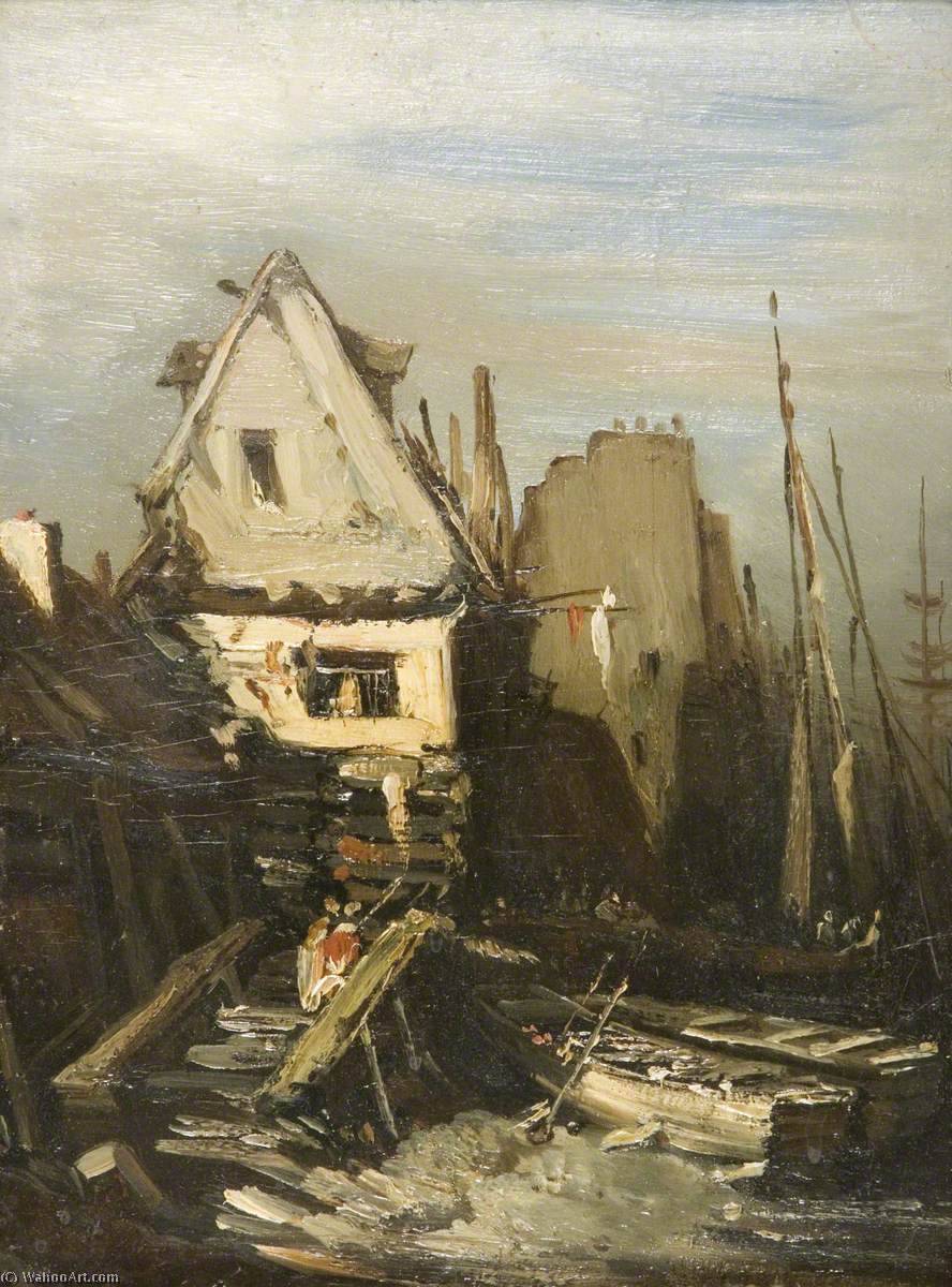 The Norman Port — Eugène Louis Gabriel Isabey