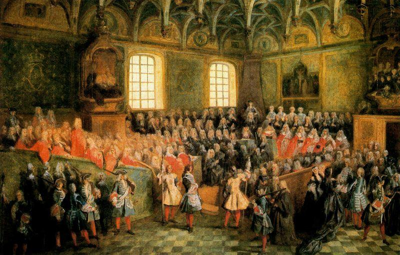 The Seat Of Justice In The Parlement Of Paris — Nicolas Lancret