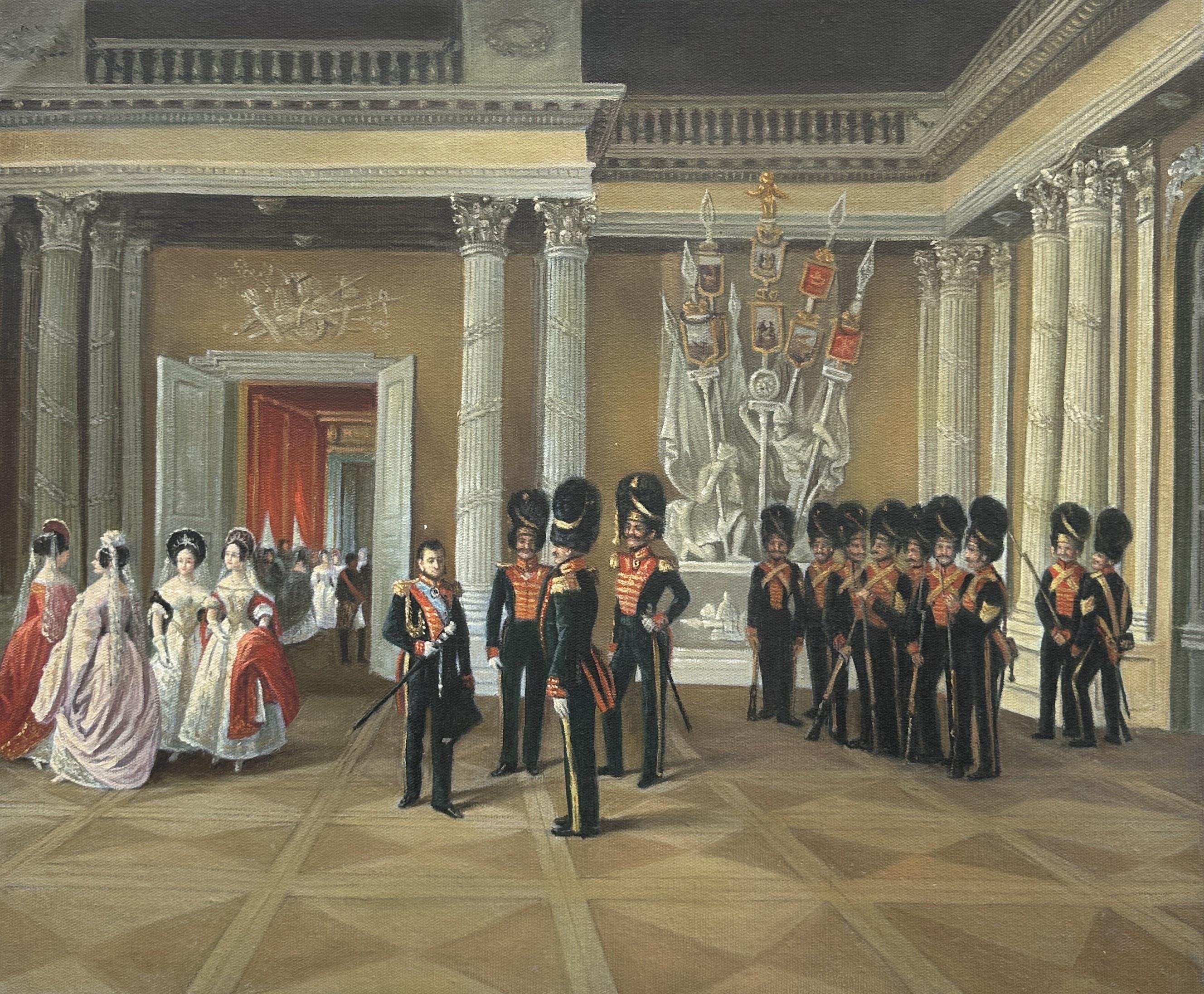 Parte Del Salón Blanco (de Las Armas) Del Palacio De Invierno