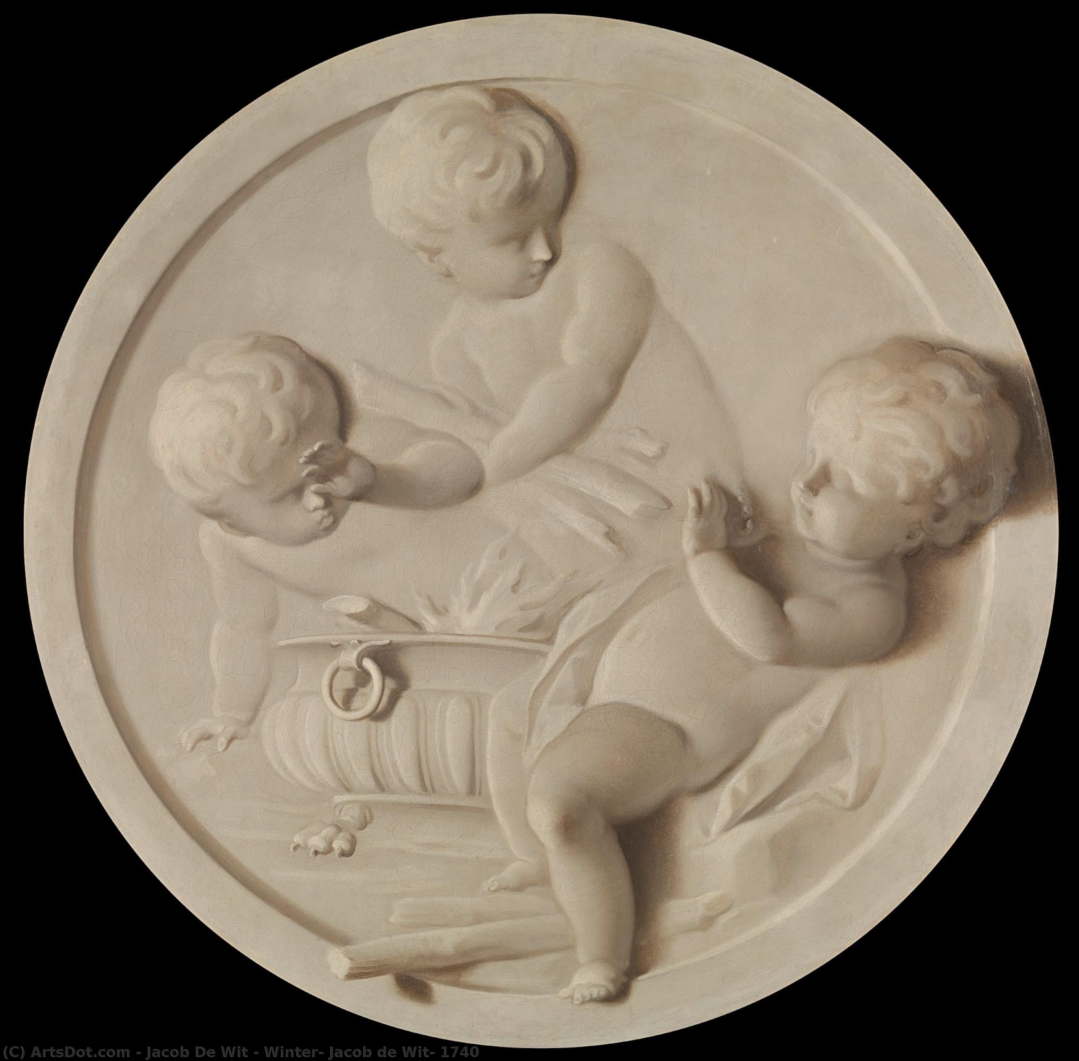 Winter, Jacob De Wit, 1740 — Якоб Де Вит