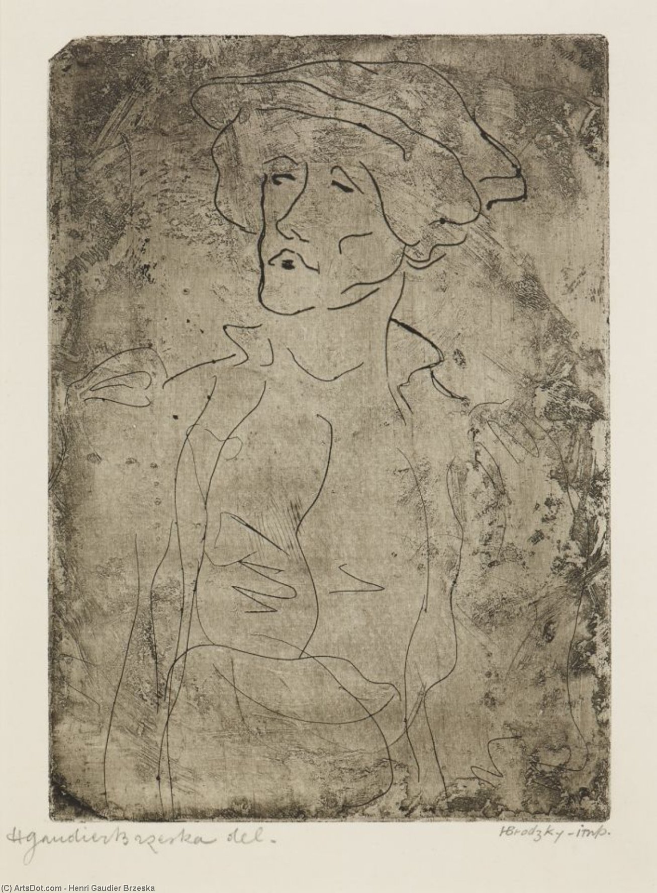 Half-length Figure — Henri Gaudier-brzeska