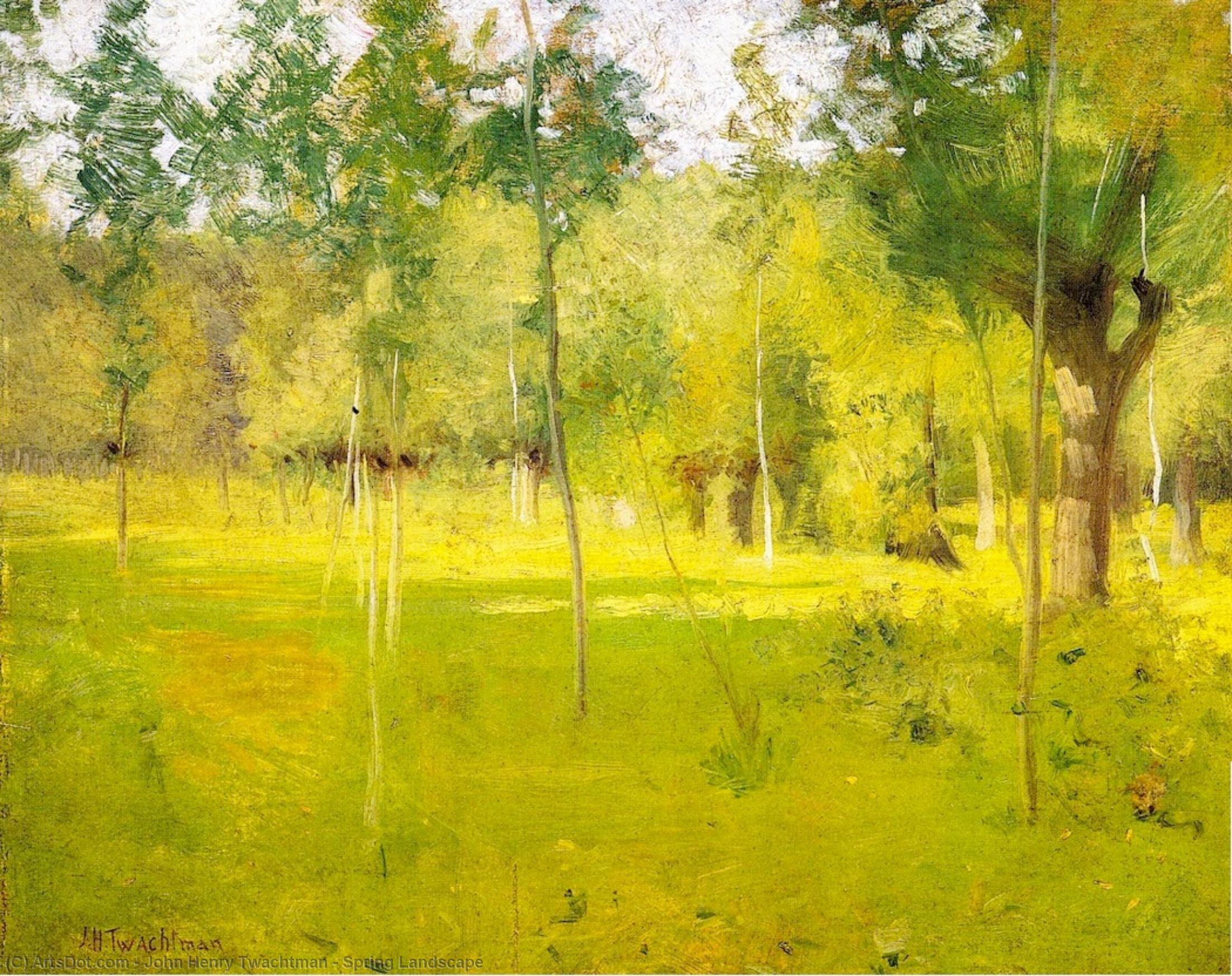 Spring Landscape — Джон Генри Твактман