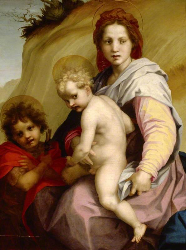 The Madonna And Child With The Infant Saint John The Baptist (also Known As The Fries Madonna) — Andrea Del Sarto