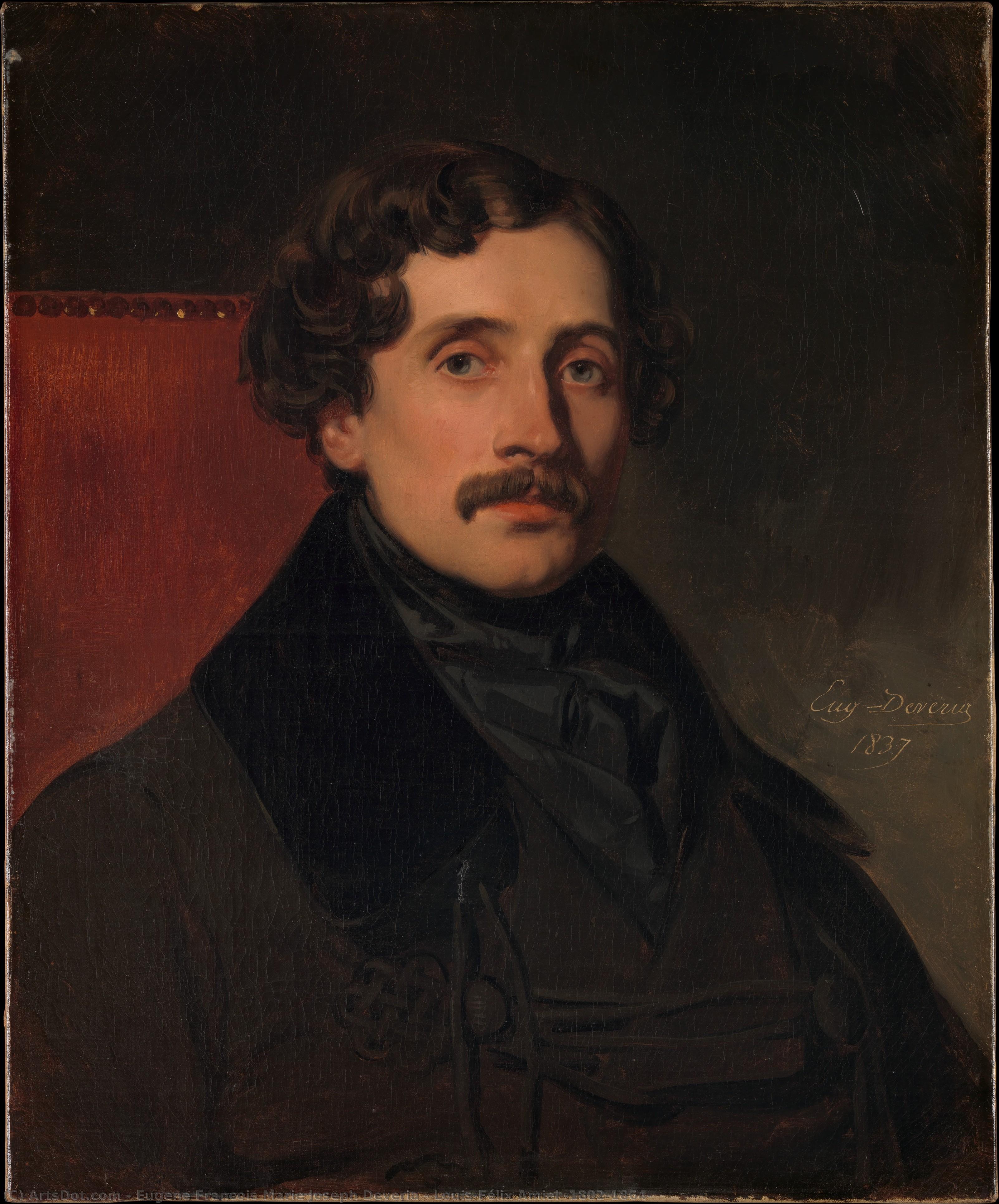 Louis-félix Amiel (1802–1864) — Eugene Francois Marie Joseph Deveria