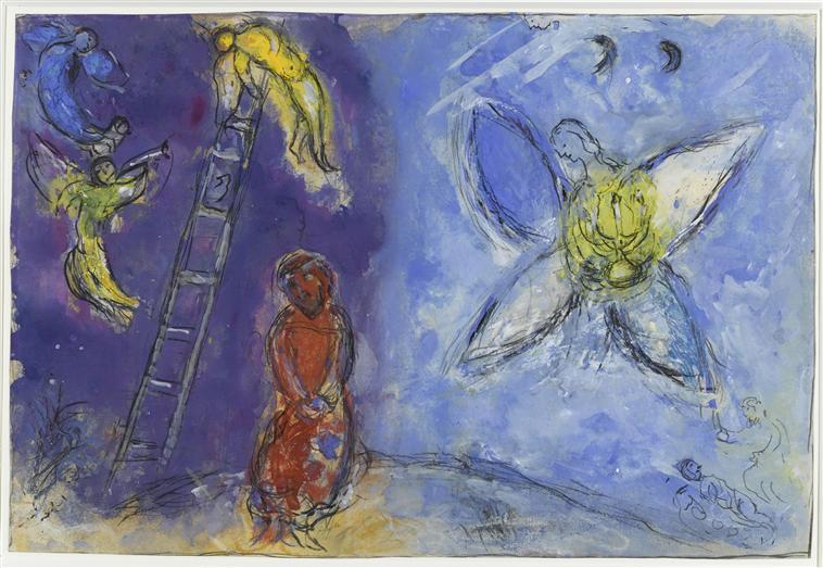 The Jacob's Dream — Marc Chagall