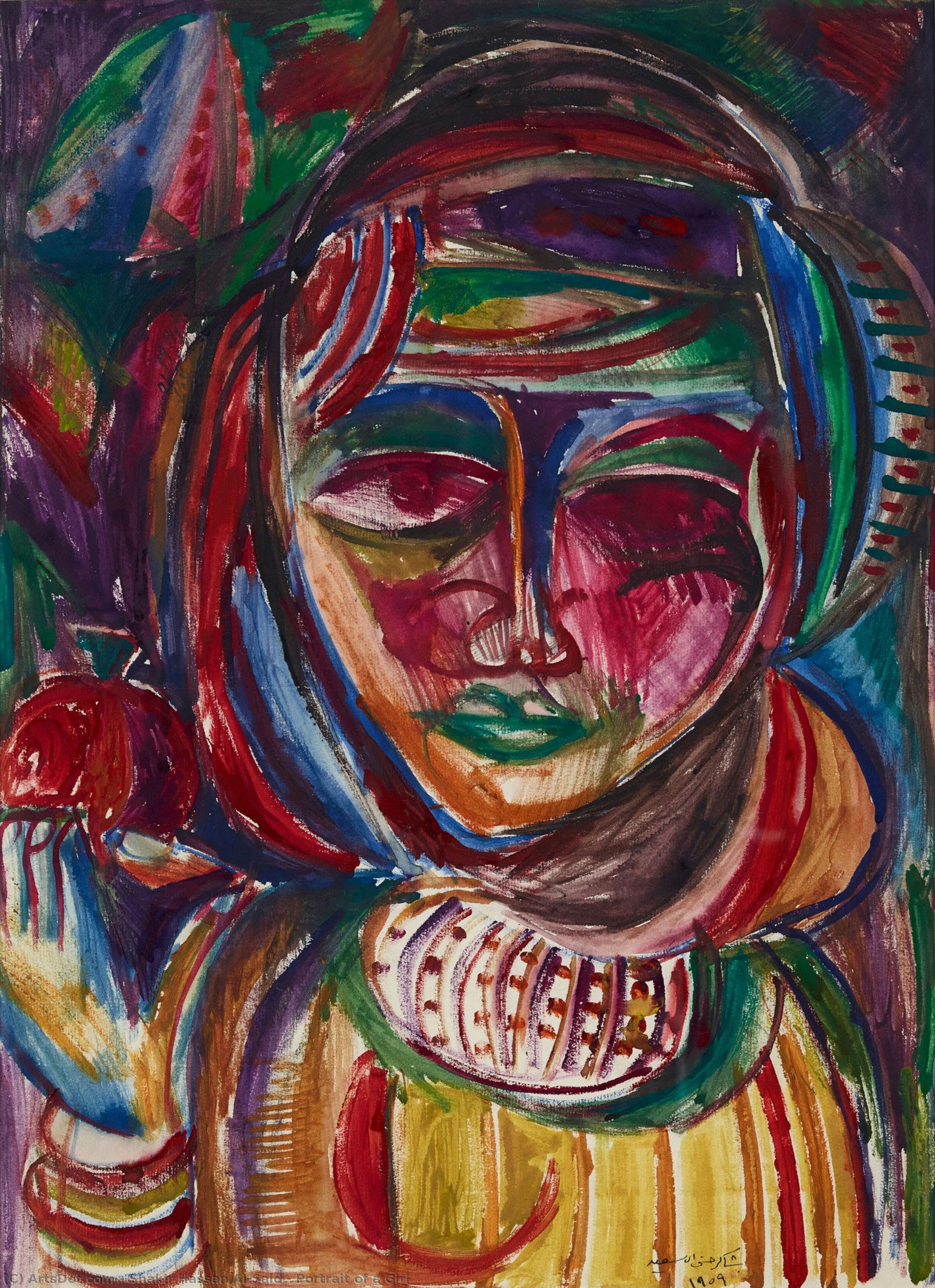 Portrait Of A Girl — Shakir Hassan Al-said