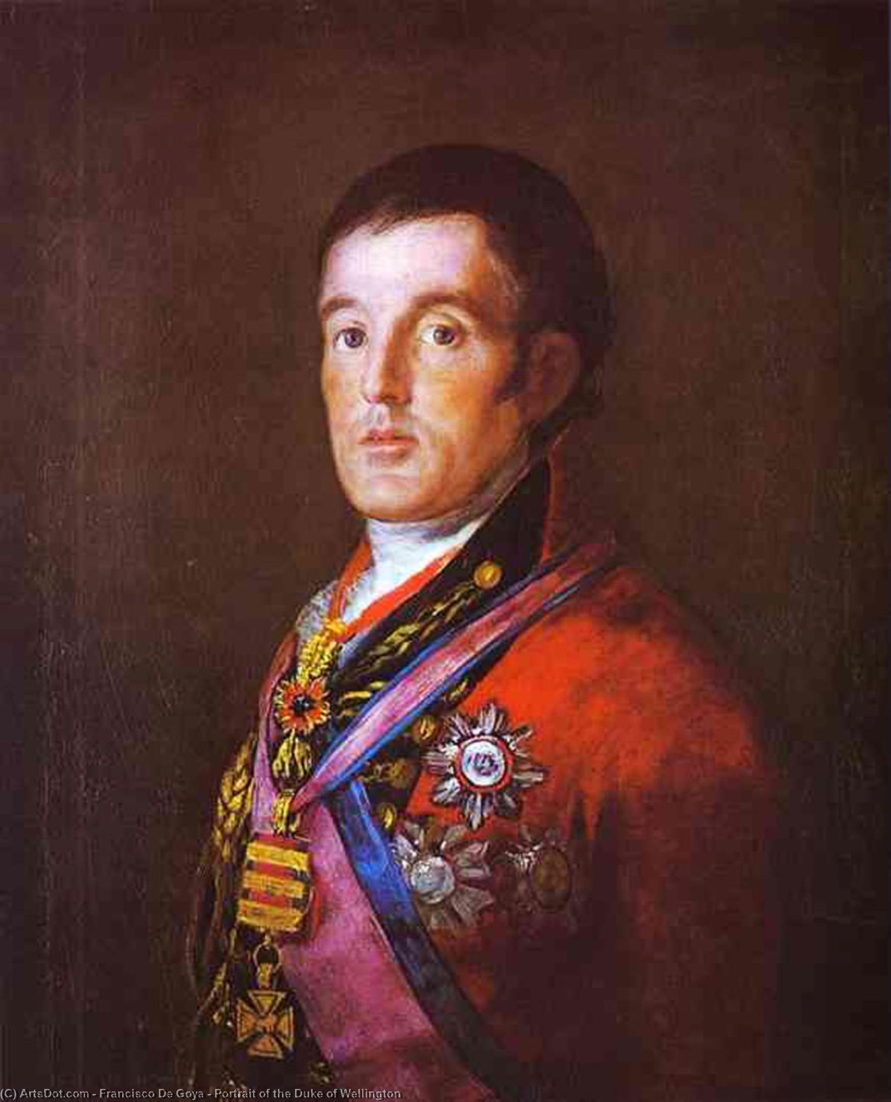 Porträt Des Herzogs Von Wellington — Francisco José De Goya Y Lucientes