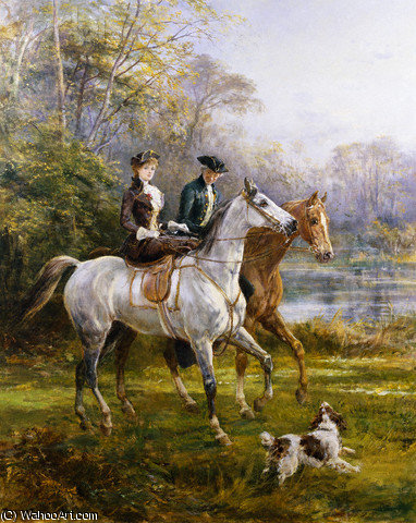 A Ride In The Park By Heywood Hardy — Хејвуд Харди