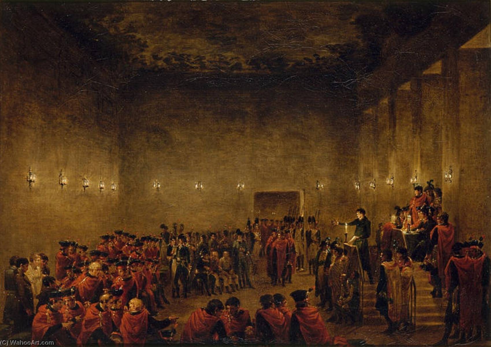 La Salle Des Cinq Cents À Saint Cloud — Jacques Henri Sablet