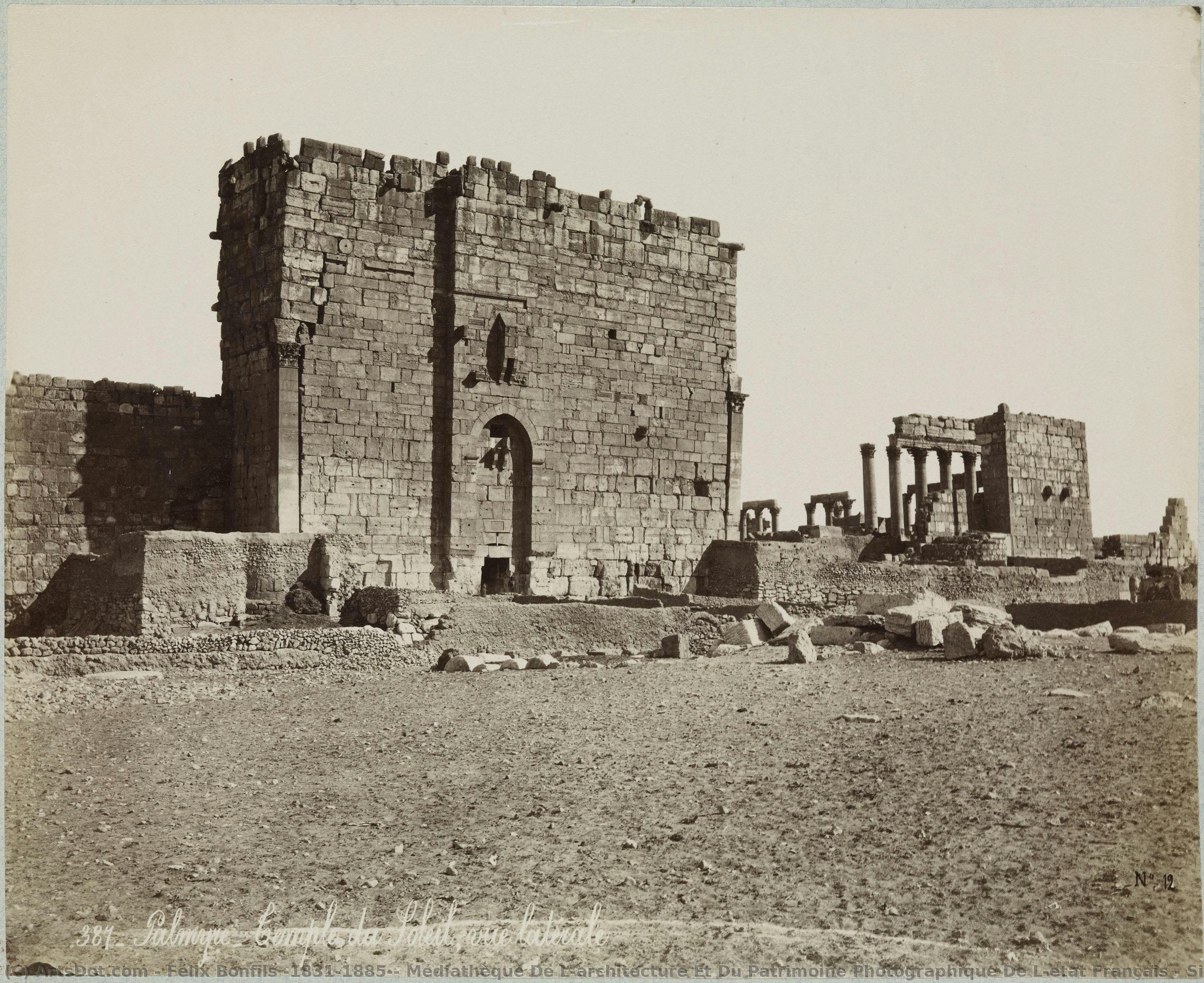 Sites Éternels. Le Temple De Bêl — Félix Bonfils