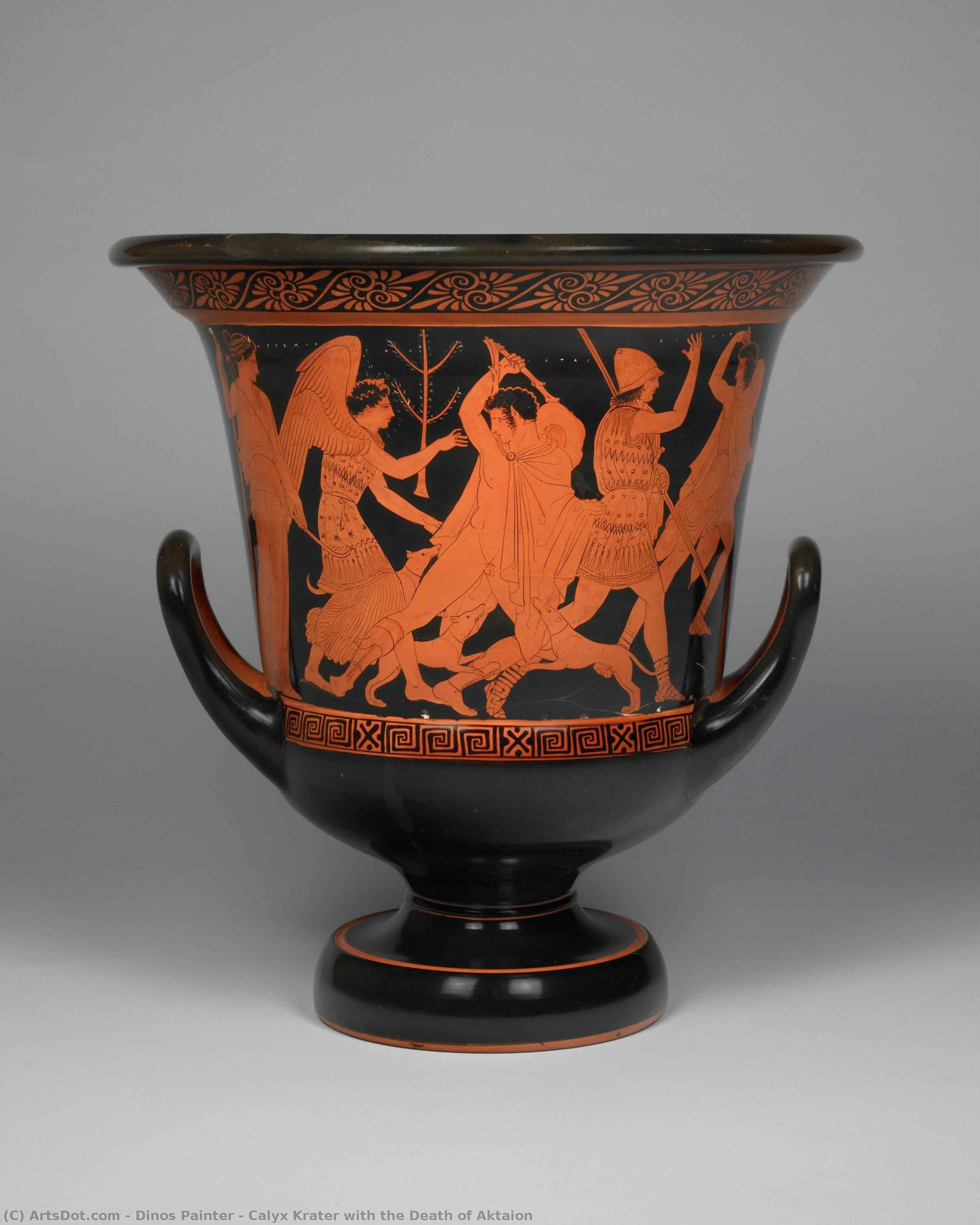 Calyx Krater With The Death Of Aktaion — Dinos Painter