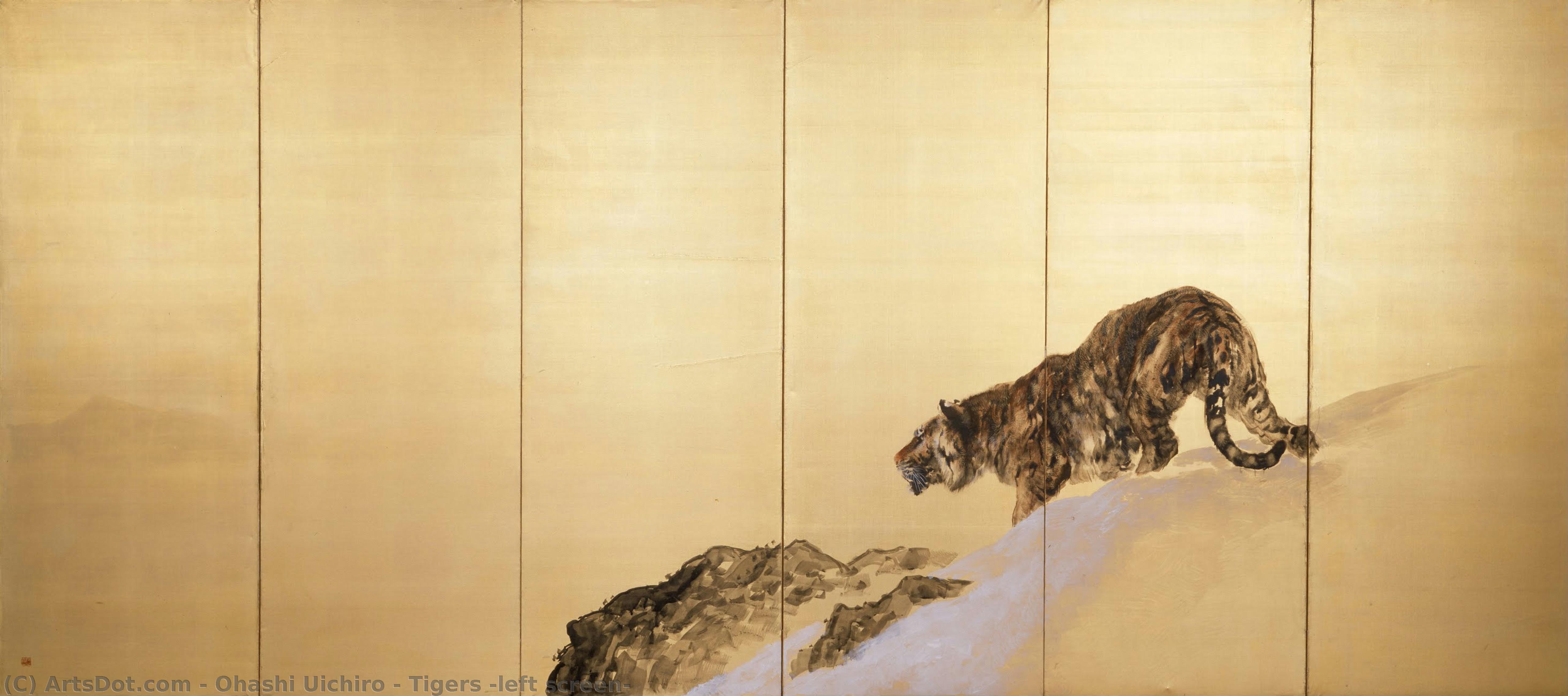 Tigers (left Screen) — Ohashi Uichiro