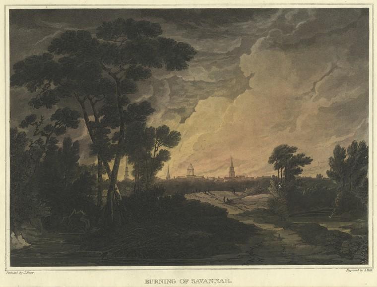 Burning Of Savannah — Joshua Shaw