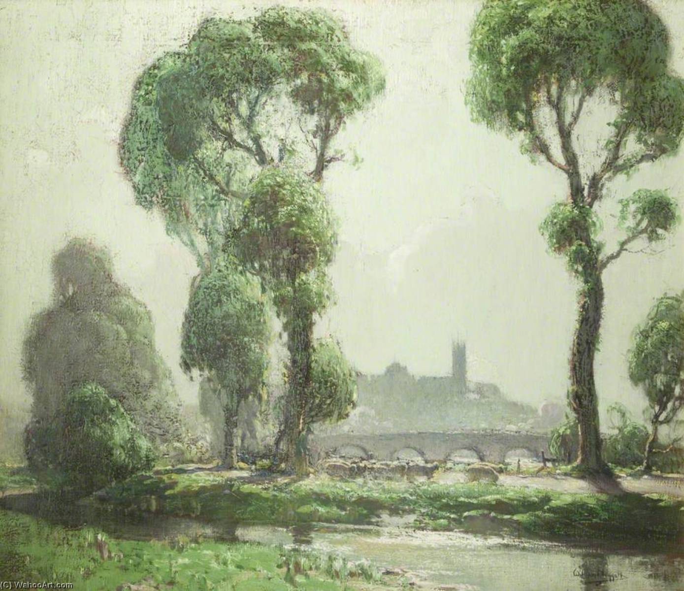 Lancaster From Ladies' Walk — William Hoggatt