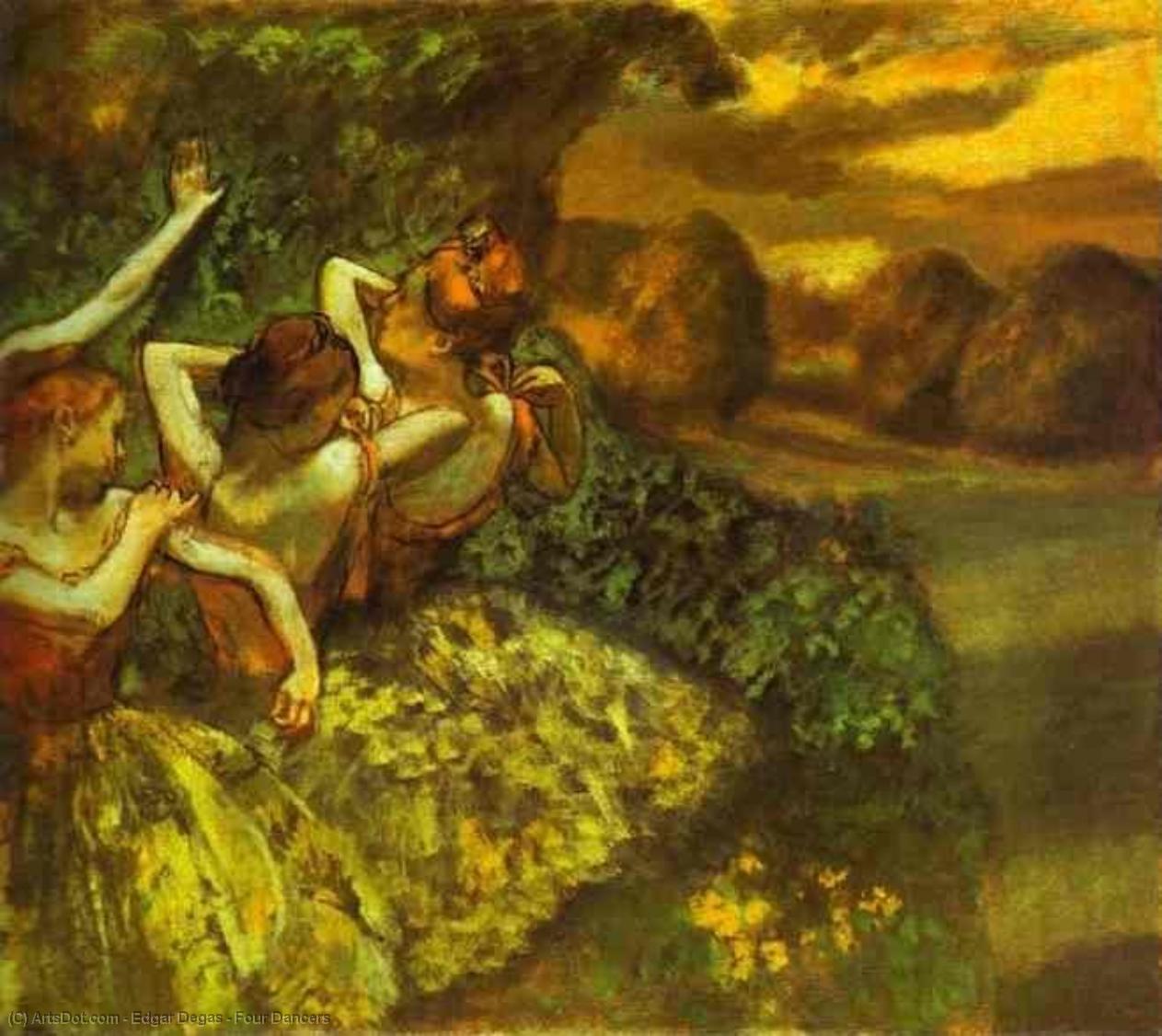 Four Dancers — Hilaire-germain-edgar Degas