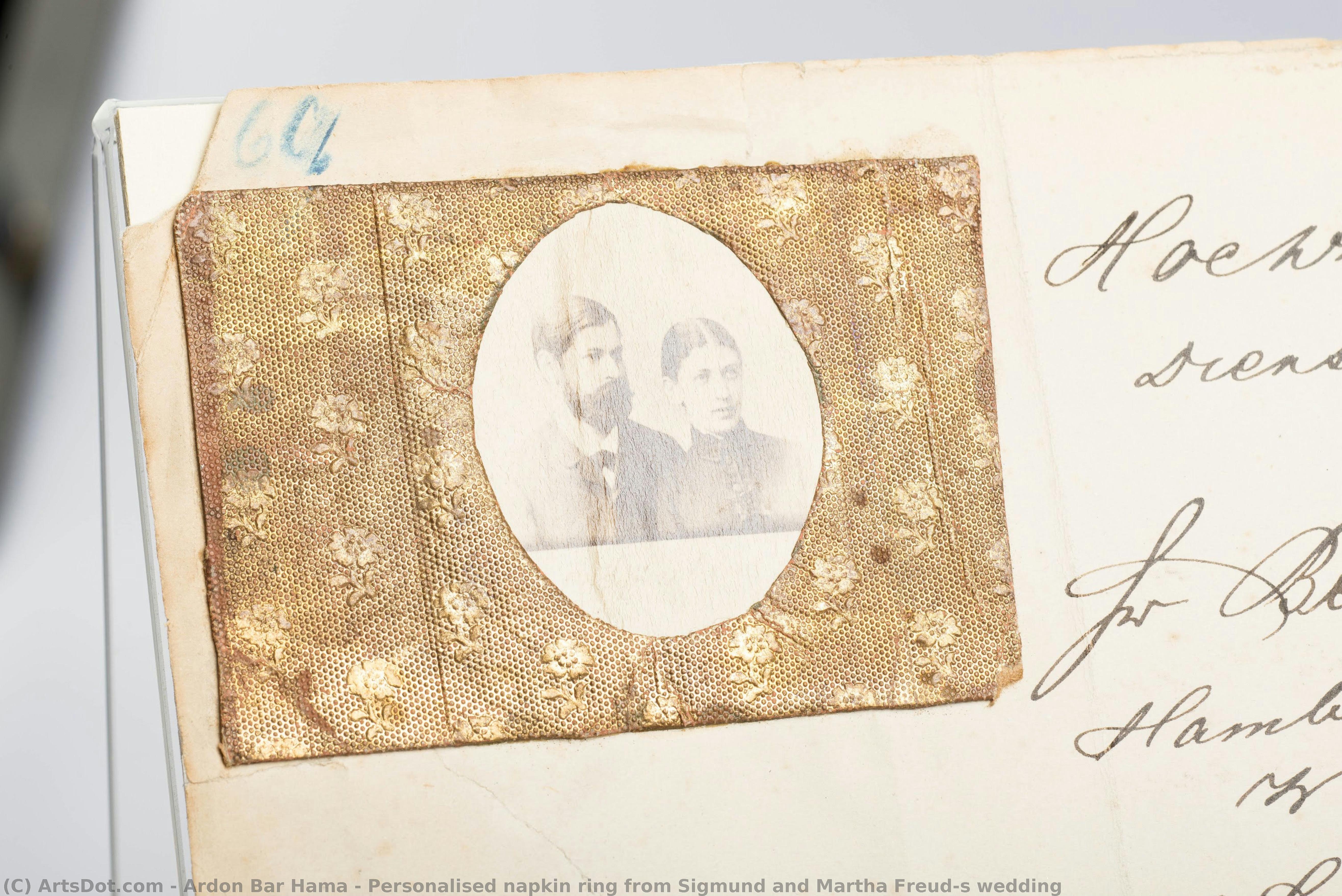 Personalised Napkin Ring From Sigmund And Martha Freud’s Wedding — Ardon Bar Hama