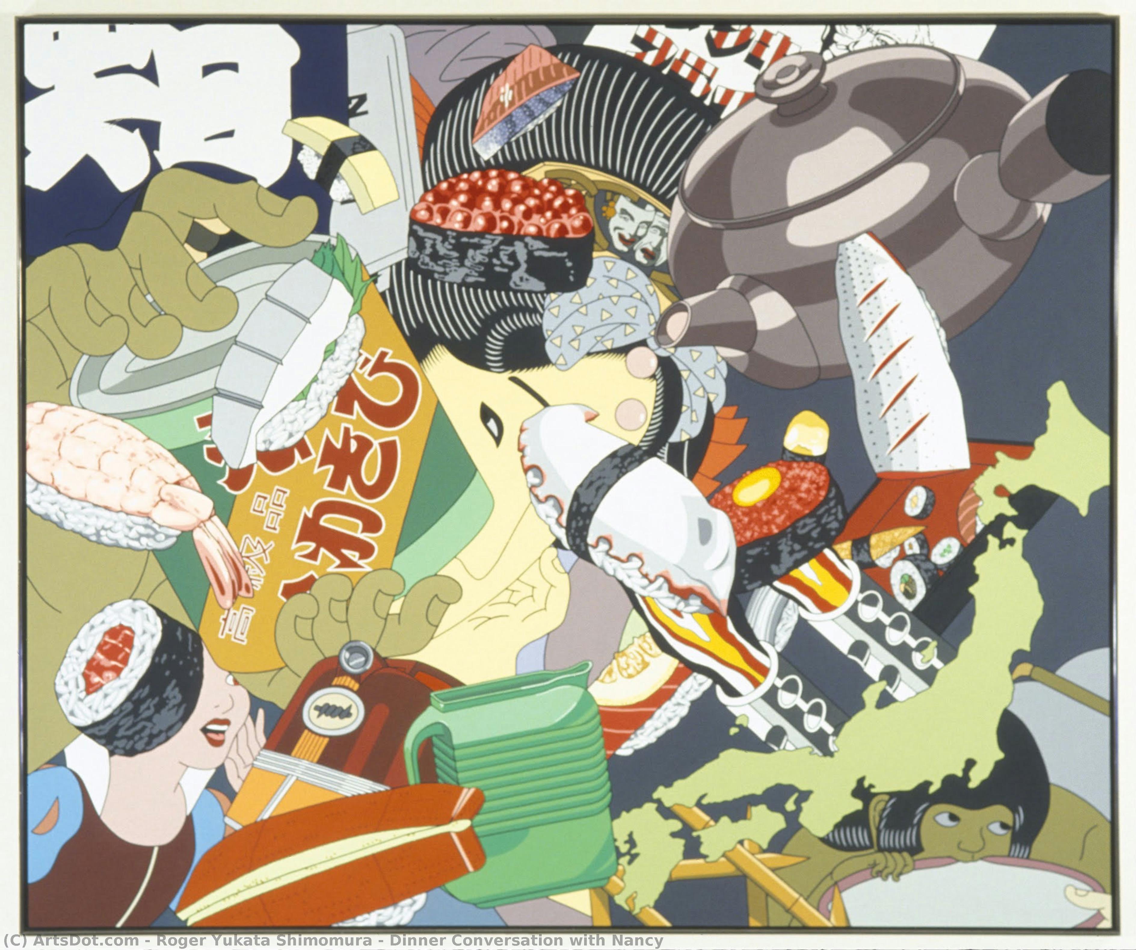 Dinner Conversation With Nancy — Roger Yukata Shimomura