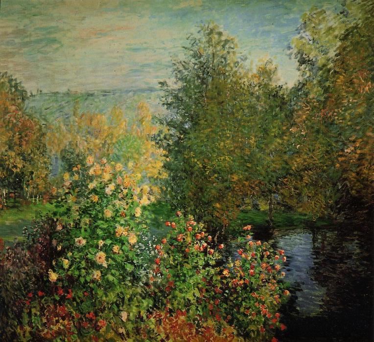 The Hoschedes' Garden At Montgeron — Claude Monet