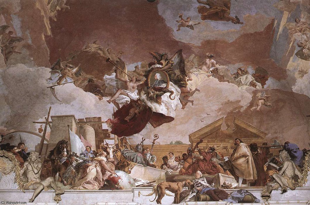 Wurzburg Apollo And The Continents D - (8) — Giambattista Tiepolo