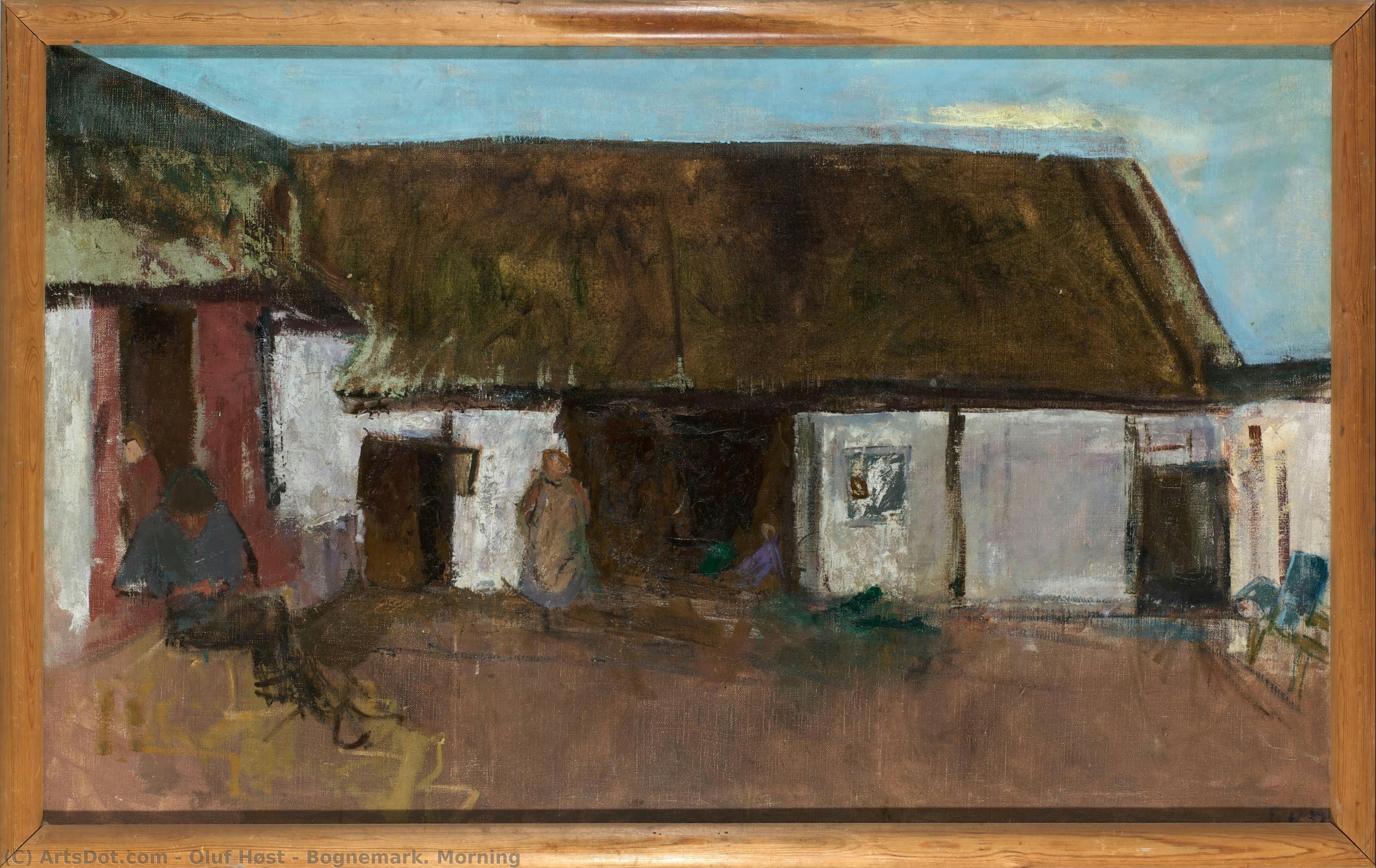 Bognemark. Morning — Oluf Høst