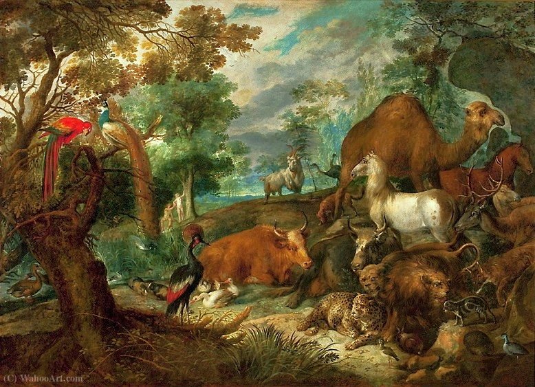 Hondecoeter Paradise — Gillis Claesz D'hondecoeter