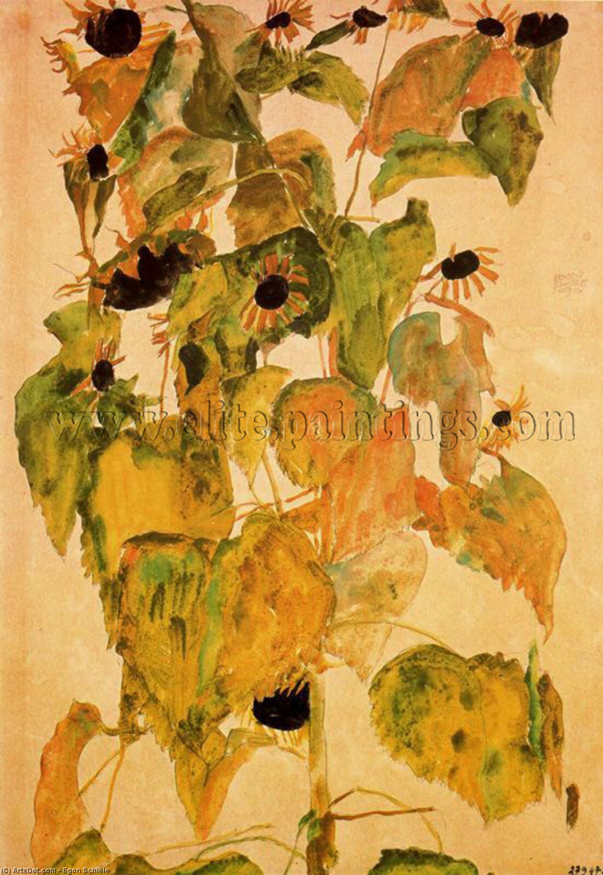 Untitled (1321) — Егон Шиле