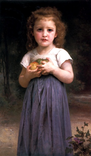 Maiden And Children — William-adolphe Bouguereau