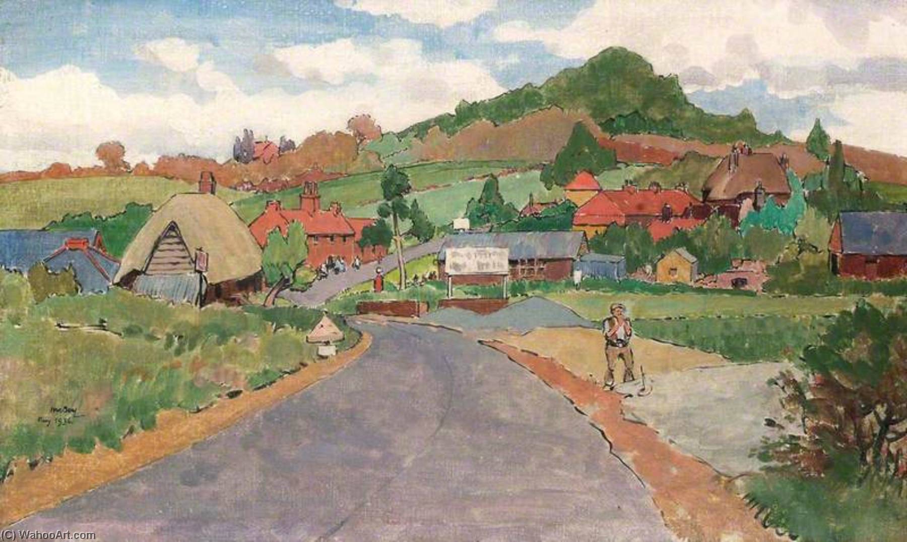Bury, Sussex, Hill In The Distance — James Mcbey