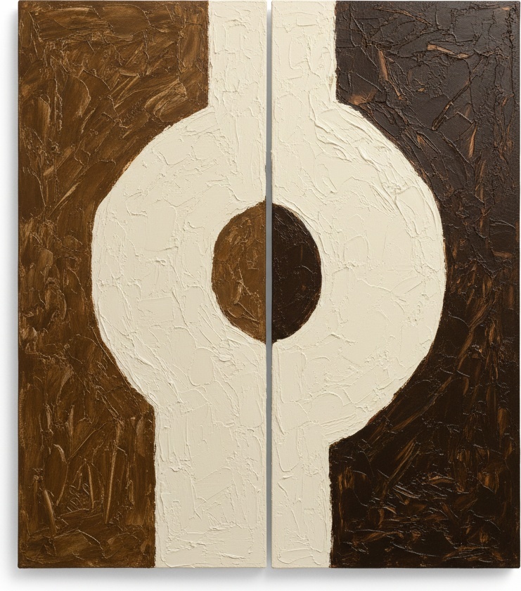 Monolithic Resonance Of Earth And Light In A Singular Sculptural Diptych — Laurent Fabre