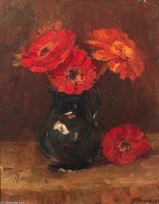 Flowers In A Vase — Jan Hillebrand Wijsmuller