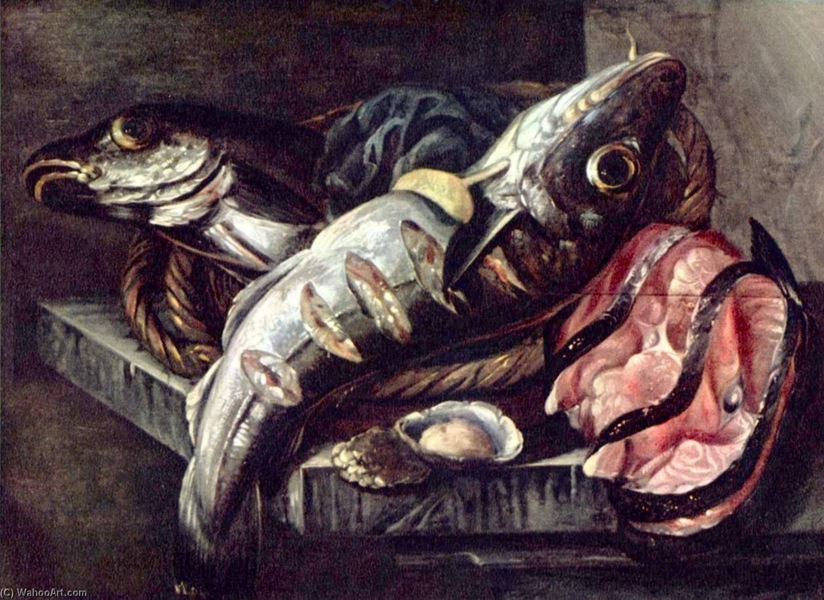 Deutsch Stilleben Mit Fischen Nederlands Stilleven Met Vissen — Abraham Hendricksz. Van Beyeren