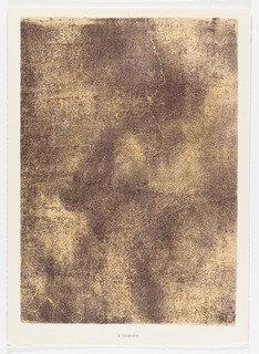Itinerary (itinéraire) From The Portfolio Fields Of Silence (champs De Silence) From Phenomena (les Phénomènes) — Jean Philippe Arthur Dubuffet