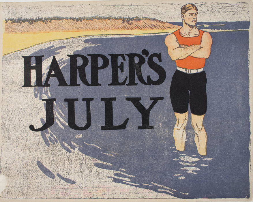 'harper's July', (25 X 32 Cm) (1899) — Edward Penfield