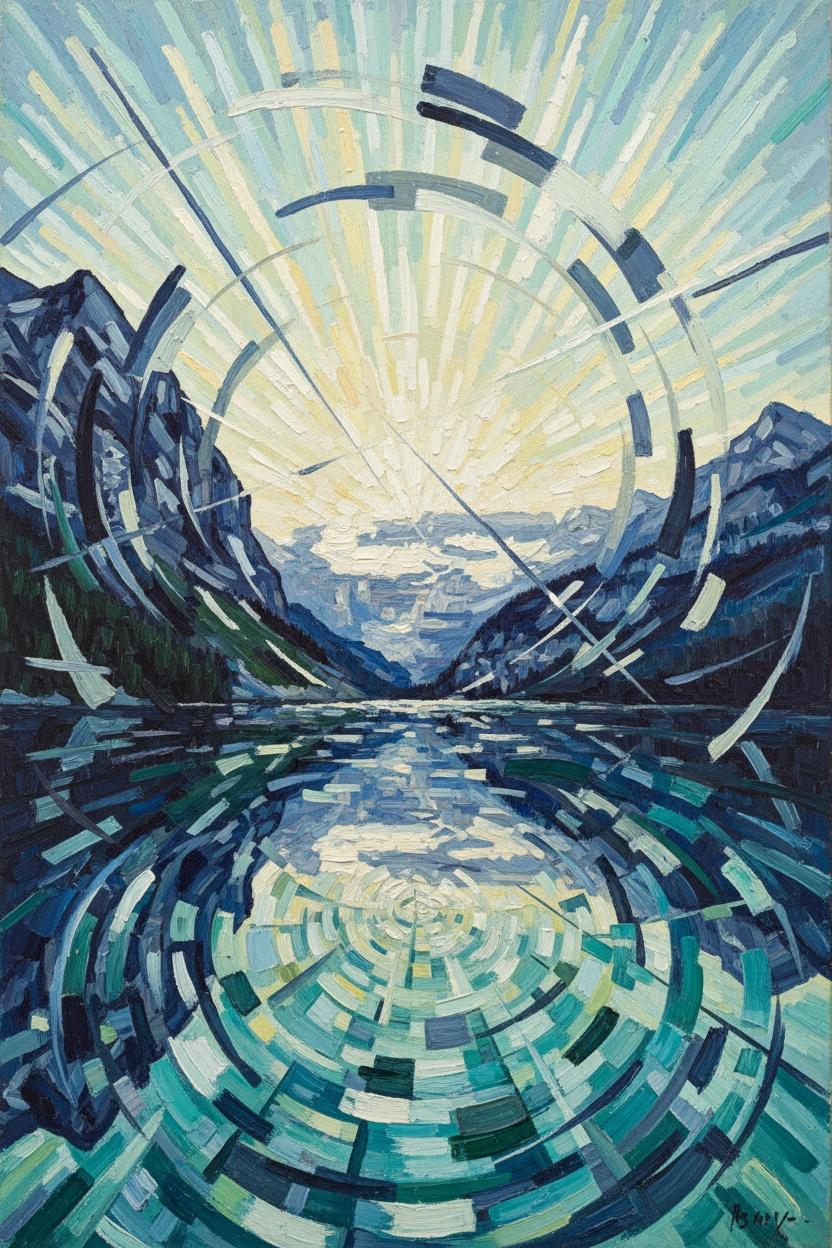 Dynamic Radiance: A Geometric Symphony Of Light — Jacques Villedieu