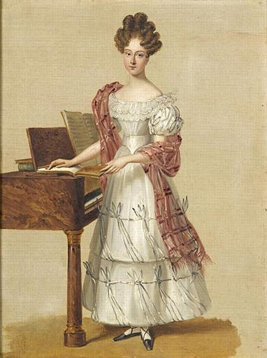 La Princesse Marie D'orleans, Duchesse De Wurtemberg (1813 1839) — Alexandre-jean Dubois-drahonet