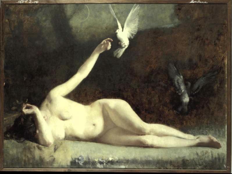 La Femme Aux Pigeons — Zacharie Philippe Ernest