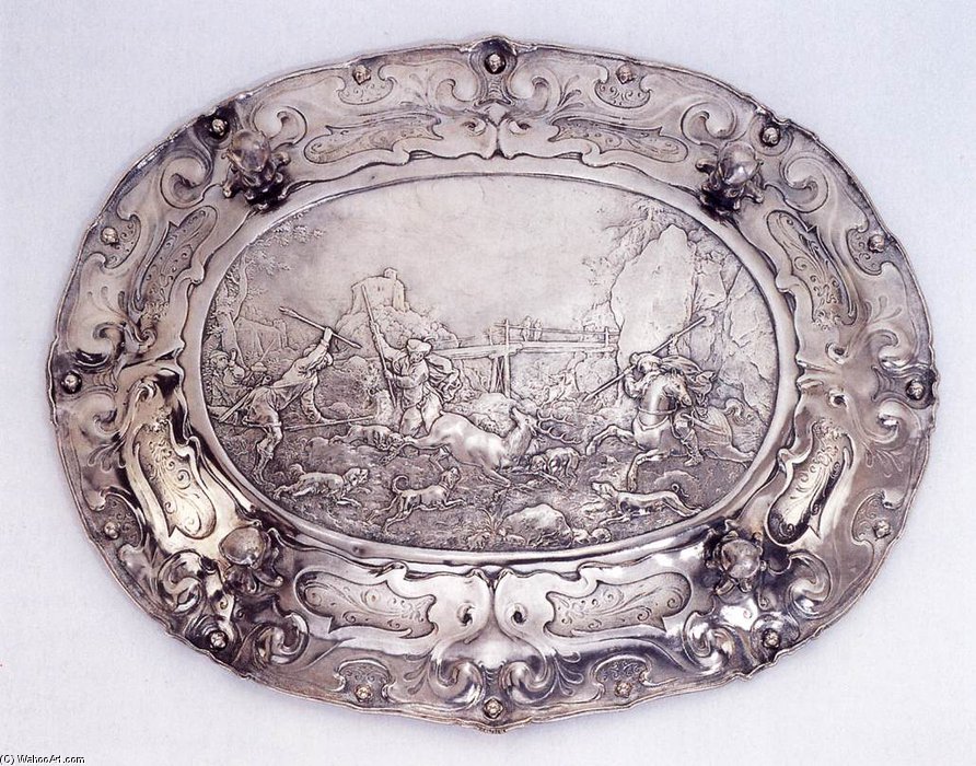 Basin (underside) — Paulus Van Vianen